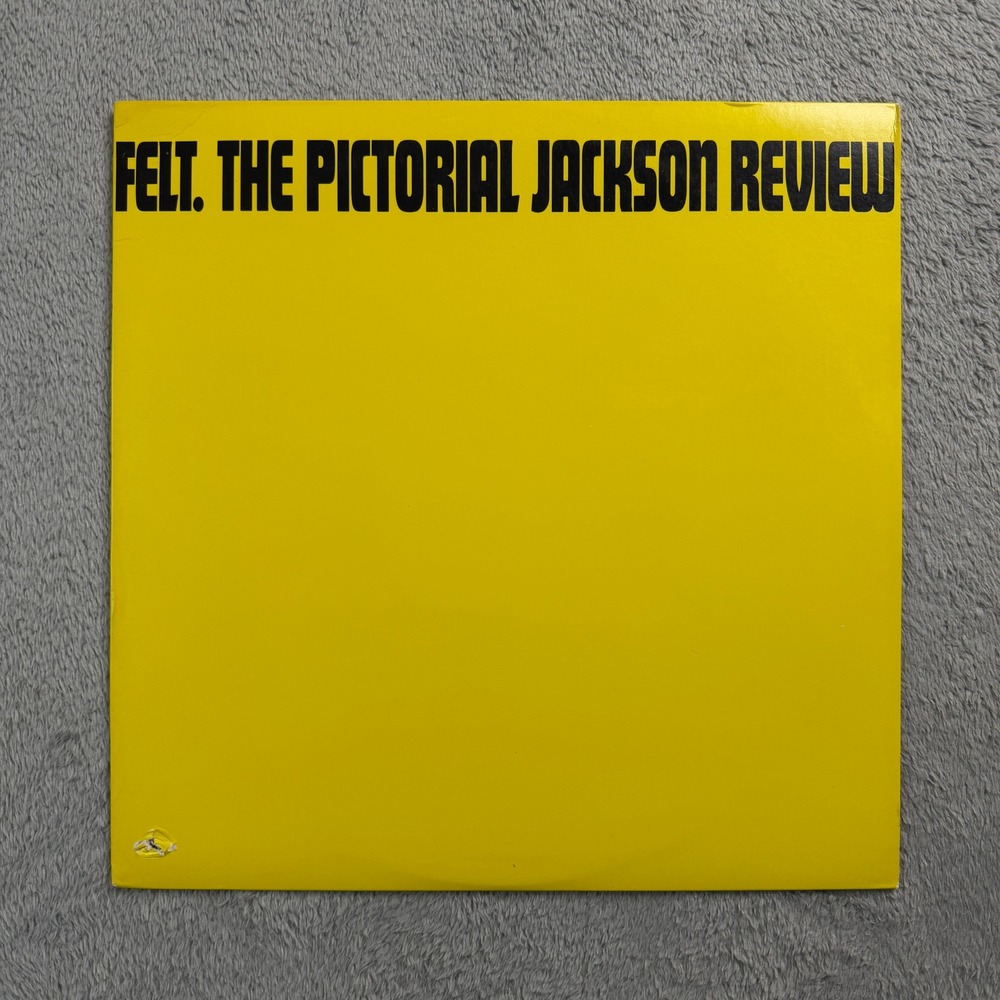 Felt The Pictorial Jackson Review Vinyl LP‎ 1988 Creation Records 88561-8234-1
